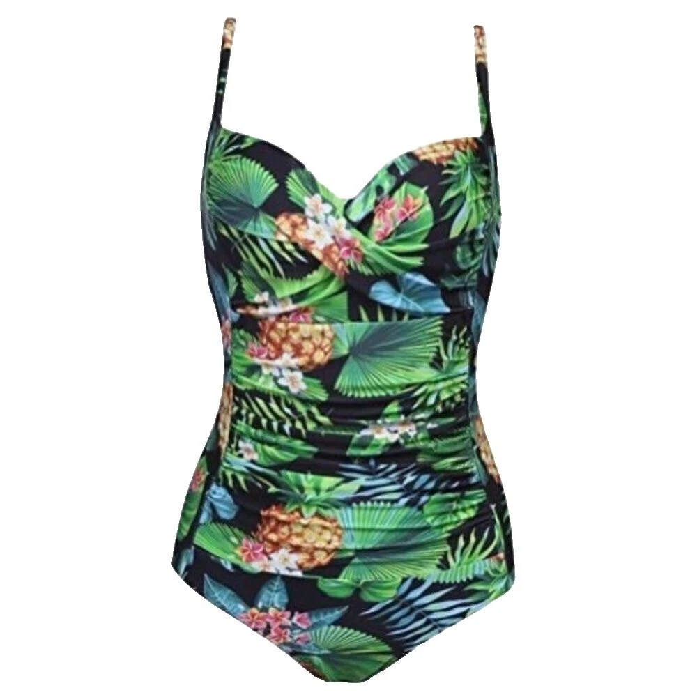 Polyester Regular Size One Piece Swimwear for Women
