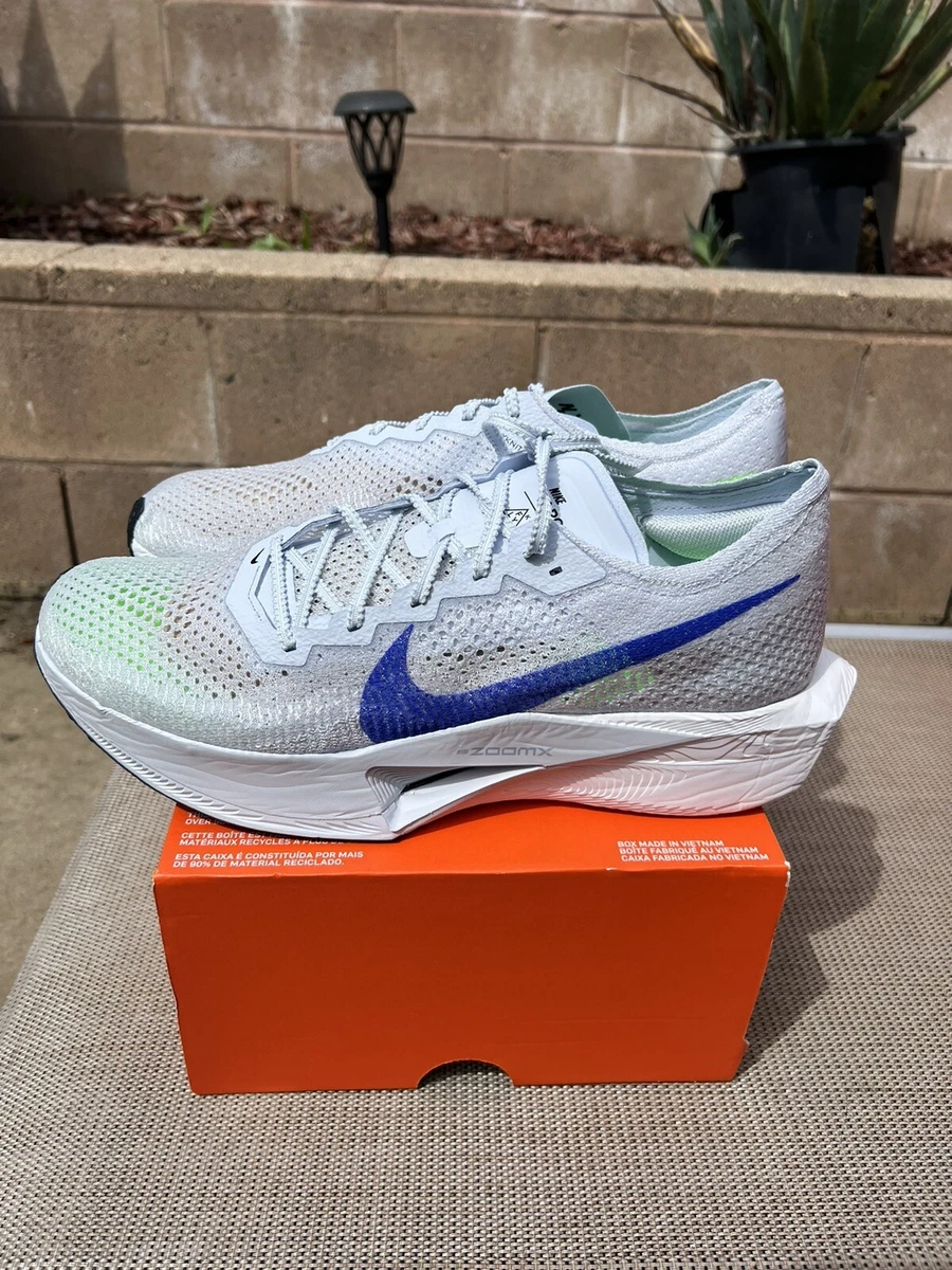 Nike ZoomX VaporFly Next% 3 Football Grey Racer Blue for Sale