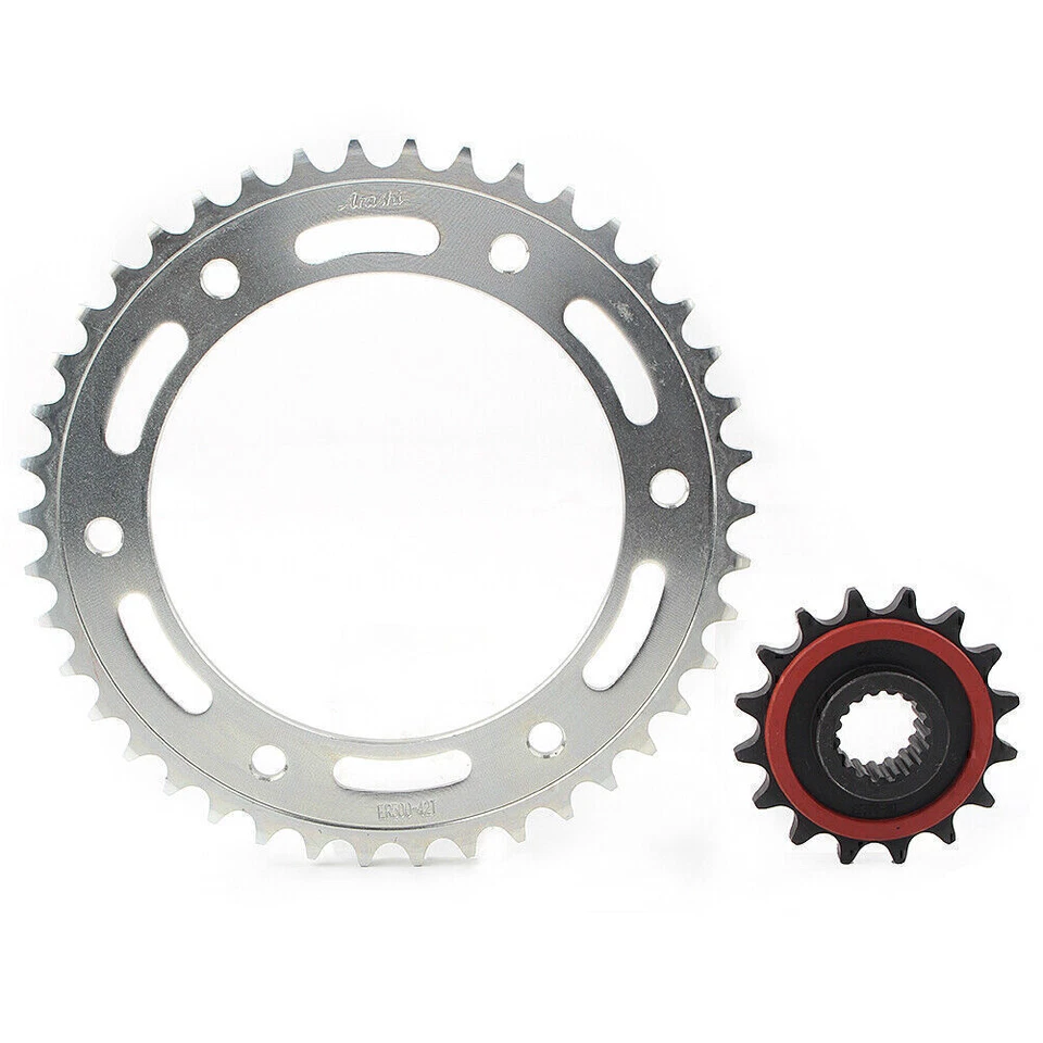 Rubber Cushioned 16T Front&Rear Sprocket 42T FOR BMW F800GS 2008-2018 2017 2016 - Imagem 3 de 4