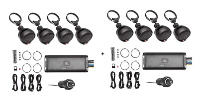 2 JBL Cruise X Weather resistant 4 channel multi application Bluetooth Audio