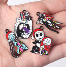 Lot 40 PC Nightmare Before Christmas cartoon Charm Pendants DIY Jewelry Making