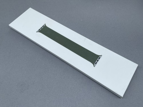 Genuine Apple Watch Braided Solo Loop Strap INVERNESS GREEN 49mm 46mm 45mm 44mm - Afbeelding 6 van 10