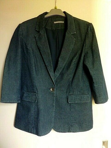 Veste Caro Denim de coton bleu foncé