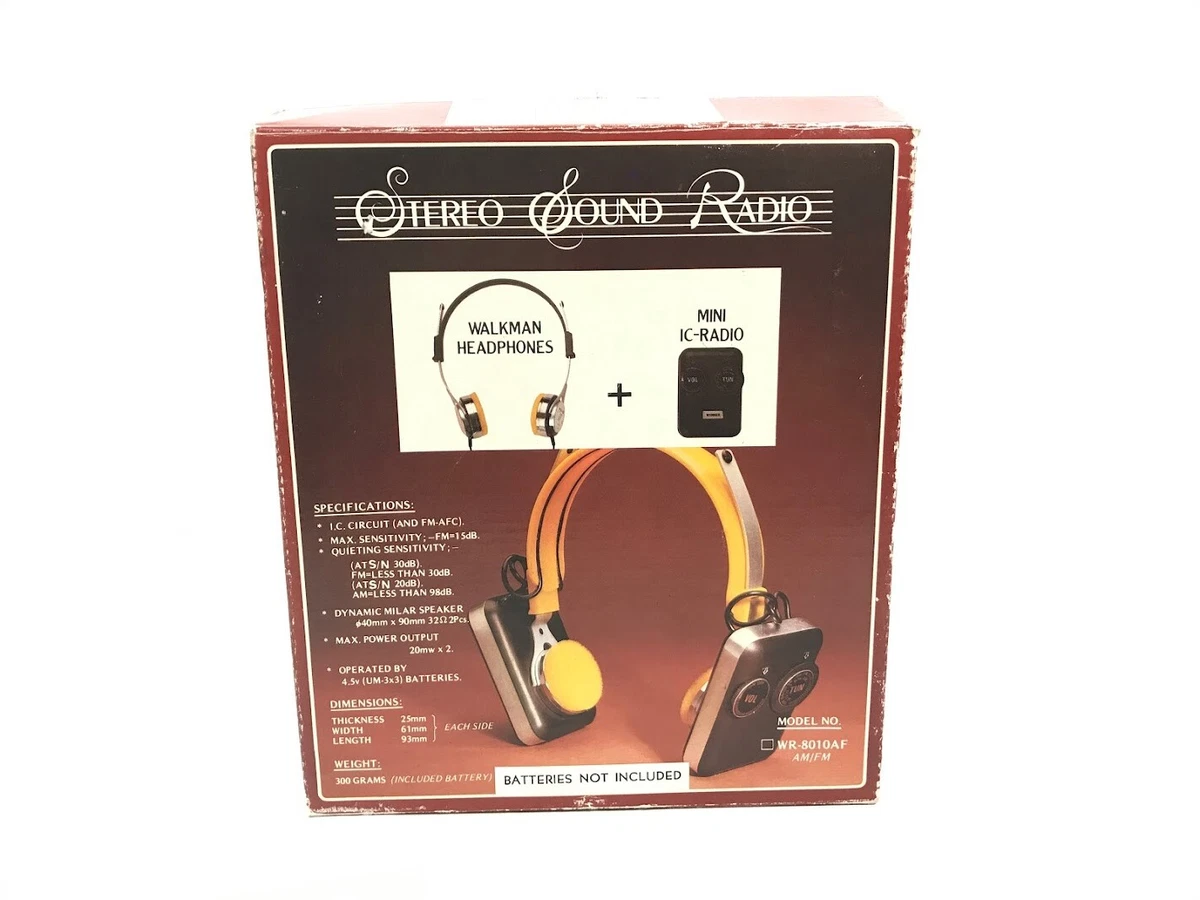 Vintage headphones Winner Stereo Sound Radio WR 8010 Mid century design