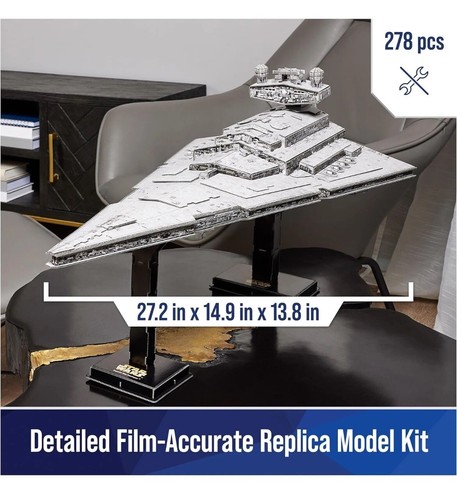4D BUILD Puzzles, Star Wars Deluxe Imperial Star Destroyer 3D Model 278pc - Picture 5 of 8