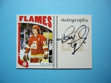 2004/05 IN THE GAME NHL FRANCHISES CARD #A-TLY TOM LYSIAK NM AUTO AUTOGRAPH ITG