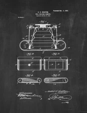 Roll-holding Camera Patent Print Chalkboard