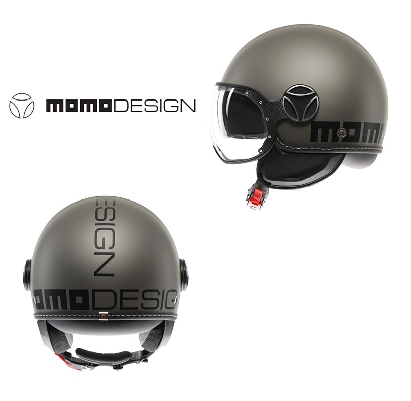 CASCO MOMO DESIGN FGTR E2206 EVO TITANIUM FROST/BLACK MS XL 61