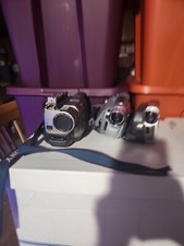 Lot Of 3 Broken Cameras SONY and JVC MiniDV Hi8 FOR PARTS NOT WORKING