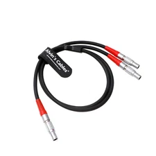 Dual-Motor-Cable for Arri-LBUS-FIZ-MDR-Wireless-Focus Dual 4Pin Male to 4 pin