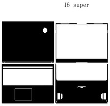 Carbon Vinyl Laptop Sticker Skin Decals Cover for 2023 MECHREVO 16 Super 16-inch