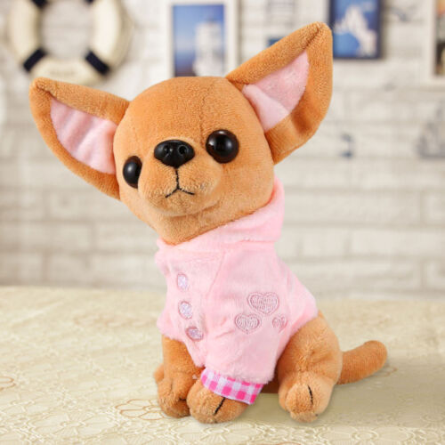 Chihuahua Dog Plush Toy Soft Stuffed Puppy Toys Comfortable Decoration For Kids
