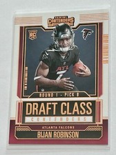 Bijan Robinson 2023 Contenders Football Draft Class RC Bronze Parallel Falcons