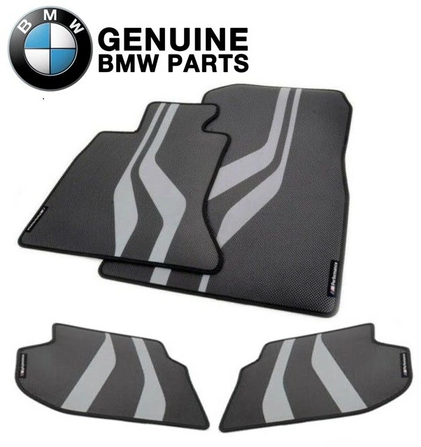 Genuine Front & Rear Carpeted M Performance Floor Mats Kit for BMW F10 5-Series  | eBay