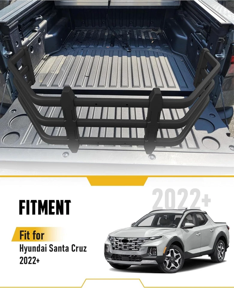 Truck Bed Extender For 2022-2025+ Hyundai Santa Cruz Aluminum Tailgate Extender - Image 2 of 4