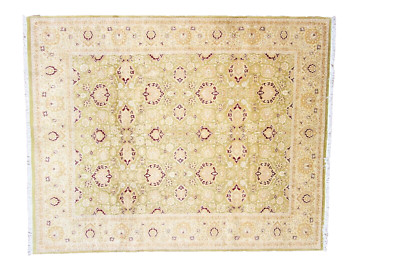 Traditional Hand-Knotted Perso-Pakistani 16/18 Rug | 100% Wool | 8'2'' x 10'3''