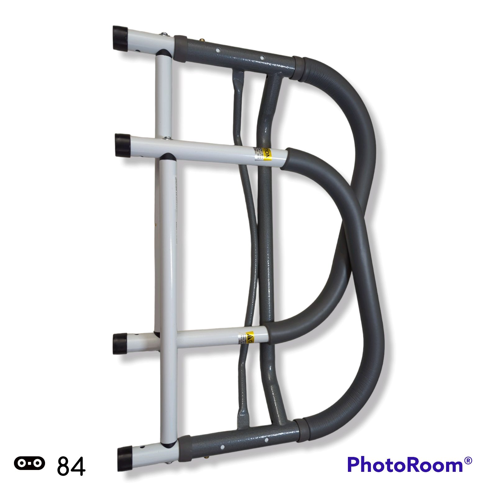 Vaunn Deluxe Bathroom Safety Rail Adjustable Toilet Safety Frame Gray