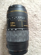 Quantaray Tech 10 NF AF 70-300mm LENS 1:4-5.6D LDO Macro Auto Focus