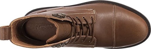 Levi's Emerson 2.0 Mediano Cuero Marrón Para Hombres Botas al Tobillo Medio con Cordones - Imagen 3 de 6