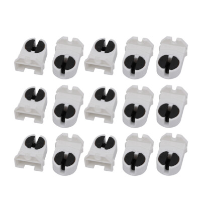 15 Stücke Leuchtstoff Lampenhalter Weiß AC 500 V 2A G5-F288L T5 Lampenfassung G5