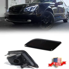 2X Euro Smoked Lens Side Marker Light Housings For 12-14 Mercedes W204 C250 C300