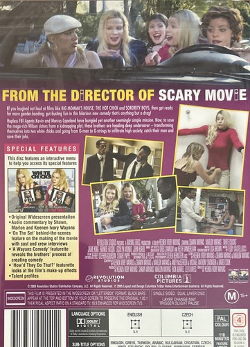 DVD NEW: White Chicks - 2004 Comedy Uncut Version, Region 4, Uncut Version - Picture 2 of 2