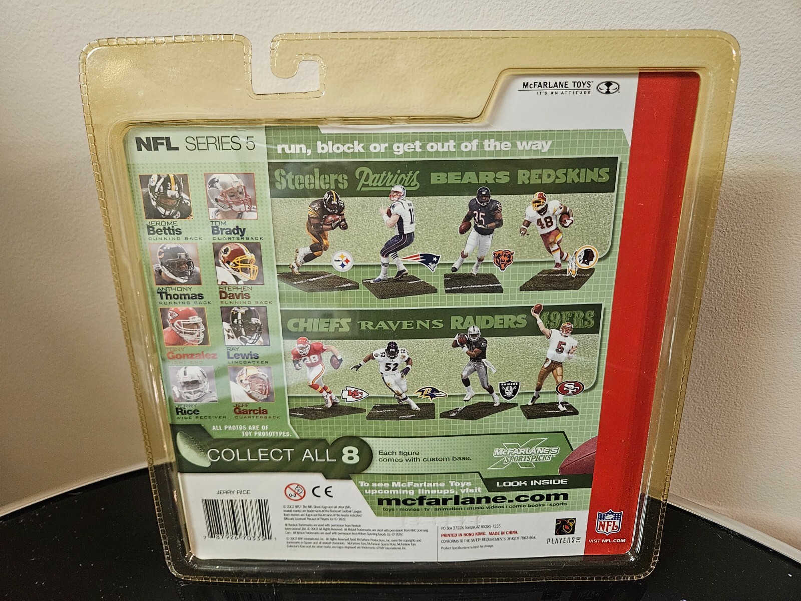 Jerry Rice NFL Series 5 McFarlane SportsPicks Oakland Raiders NFL 2002 ...