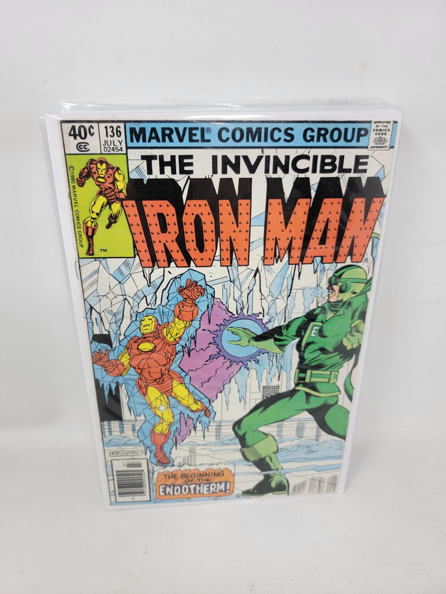 IRON MAN #136 1980 Marvel 8.0 BOB LAYTON COVER ART | eBay