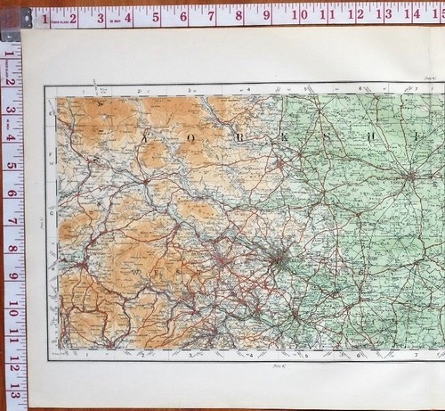 1922 Grand Carte ~ Yorkshire East & Ouest Equitation Leeds York Kingston Upon - Photo 5 sur 7