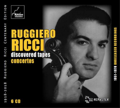 Ruggiero Ricci Ruggiero Ricci: Discovered Tapes - Concertos (CD) Box Set
