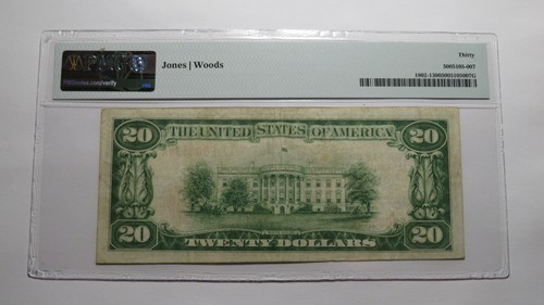 $20 1929 Gaffney South Carolina SC National Currency Bank Note Bill #10655 VF30 - Picture 4 of 4