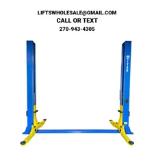 New Titan HD2P-9000AF 9,000 lb 2-Post Floorplate Symmetric Lift