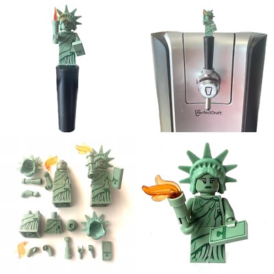 Zapfhahngriff Intertap Nukatap Perfect Draft Pro Bier Independence Day Lady Liberty