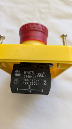 Profi 230V Sicherheitsschalter Maschinenschalter Ein/Aus mit Wiederanlaufschutz - Bild 5 von 8