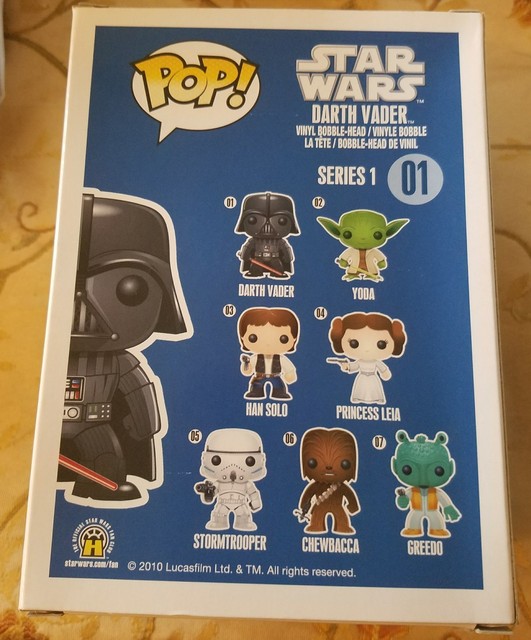01 darth vader funko pop