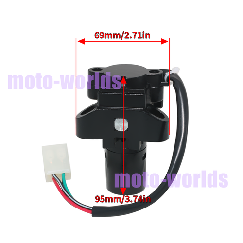 IGNITION SWITCH KEYS for Suzuki GSX600F Katana 1988-1991/ GSX750F Katana 1989-92 - Picture 2 of 9