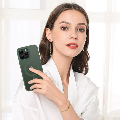 For iPhone 14 Pro Max Shockproof Slim Hybrid Rugged MagSafe Magnetic Back Case - Photo 8 sur 216