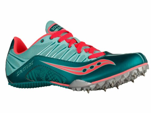 New Mens Saucony Spitfire Red Racing Track & Field Spiked Running Shoes Sz‎ 12.5 Saucony Racing Spitfire Spikes Shoes Black Red Bred Mens  main image 2