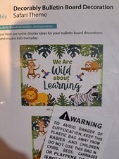 Bulletin Board Decor Safari Theme Classroom Decorations