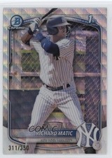 2025 Bowman Chrome Prospects Wave Refractor 311/350 Richard Matic #BCP-71 0hw6