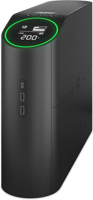Back-Ups Pro 1500VA Gaming UPS, 10 Outlets, LCD, Sinewave, Type C Charger