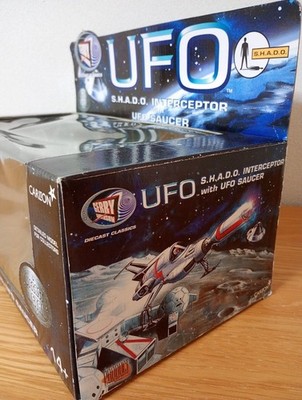 UFO SHADO Interceptor UFO Saucer Diecast Aoshima Product