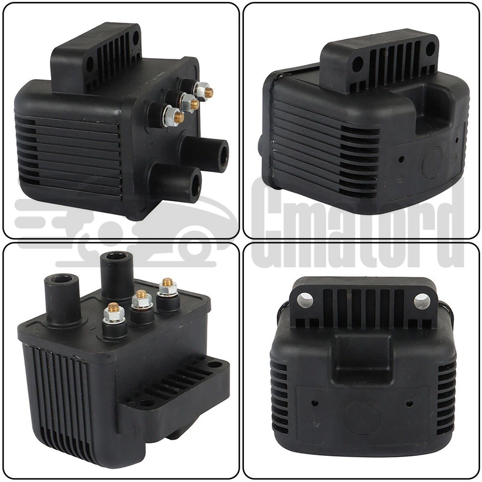 Single Fire Programmable Ignition Coil Kit 53-660 For EVO Big Twin XL Sportster