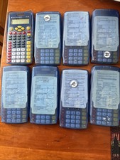 LOT OF 8 Texas Instruments TI-15 Explorer Scientific Calculator ALL WORK