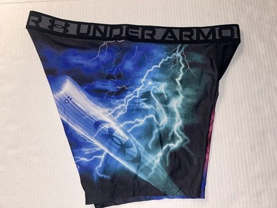 Under Armour Men Performance Tech Mesh BoxerJock,6in, Baseball & Bat, Med, NWOT