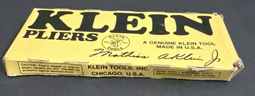 NOS VINTAGE KLEIN TOOLS NEEDLE NOSE PLIERS D203-5C 5-1/2” ORIGINAL BOX NOS - Picture 18 of 24