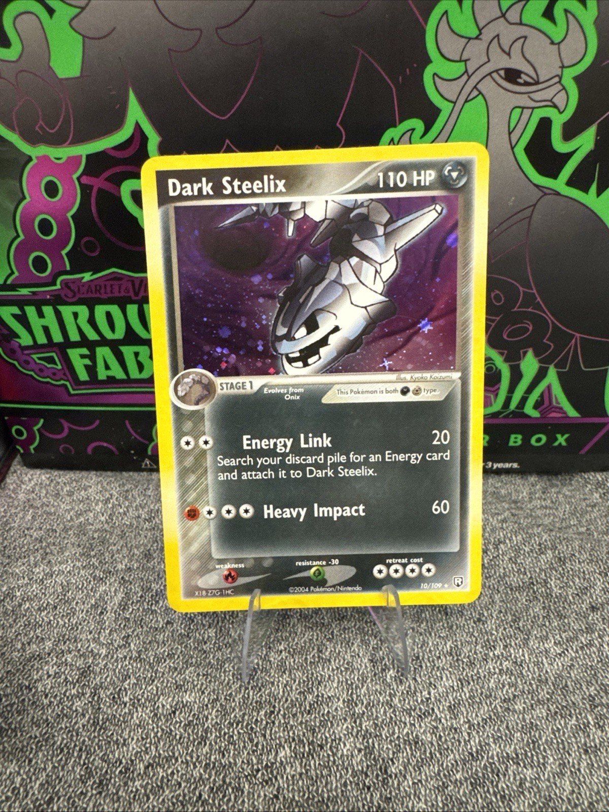 Dark Steelix 10/109 Team Rocket Returns Holo NM pokemon TCG