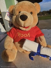 Graduation Disney Winnie the Pooh Bear Black Cap 12 New 