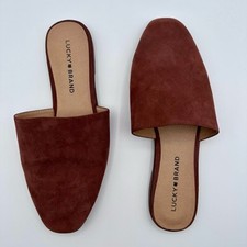 Lucky Brand Acasia Mule In Dark Brown Leather Women  s Size 8 SOLD OUT Ret. 89