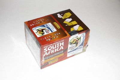 PANINI FUSSBALL WM 2010 SOUTH AFRICA DISPLAY - (100 Tüten/500 Aufkleber)